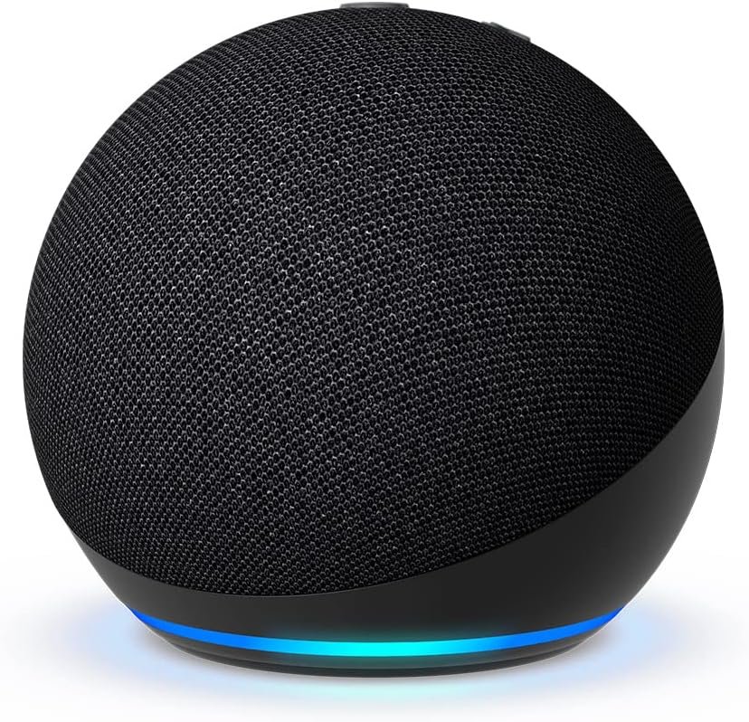 Echo Dot (5th generation, 2022 release) | Big vibrant sound Wi-Fi and Bluetooth smart speaker with Alexa | Charcoal