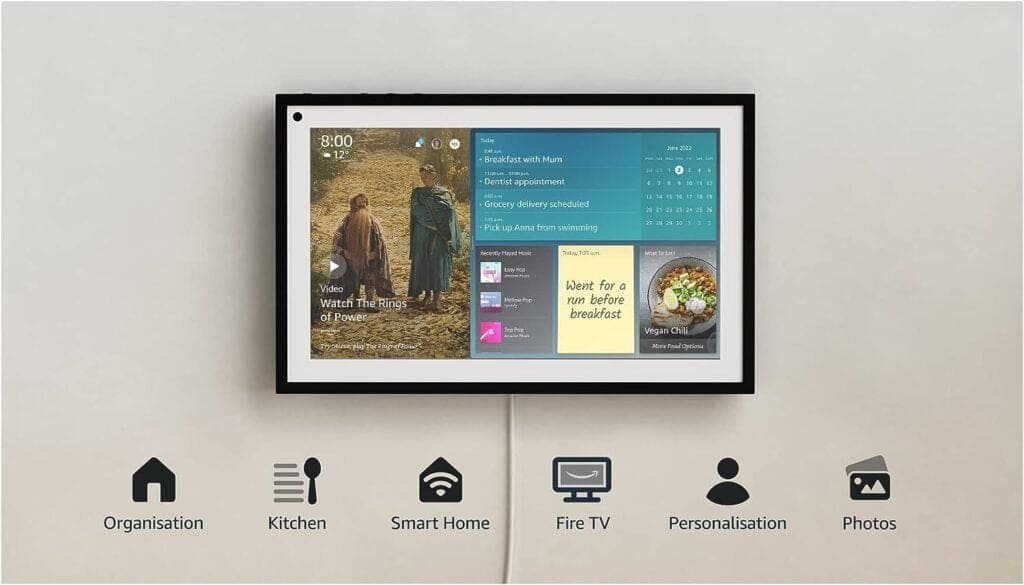 Echo Show 15 | Full HD 15.6 smart display with Alexa and Fire TV built in, remote not included