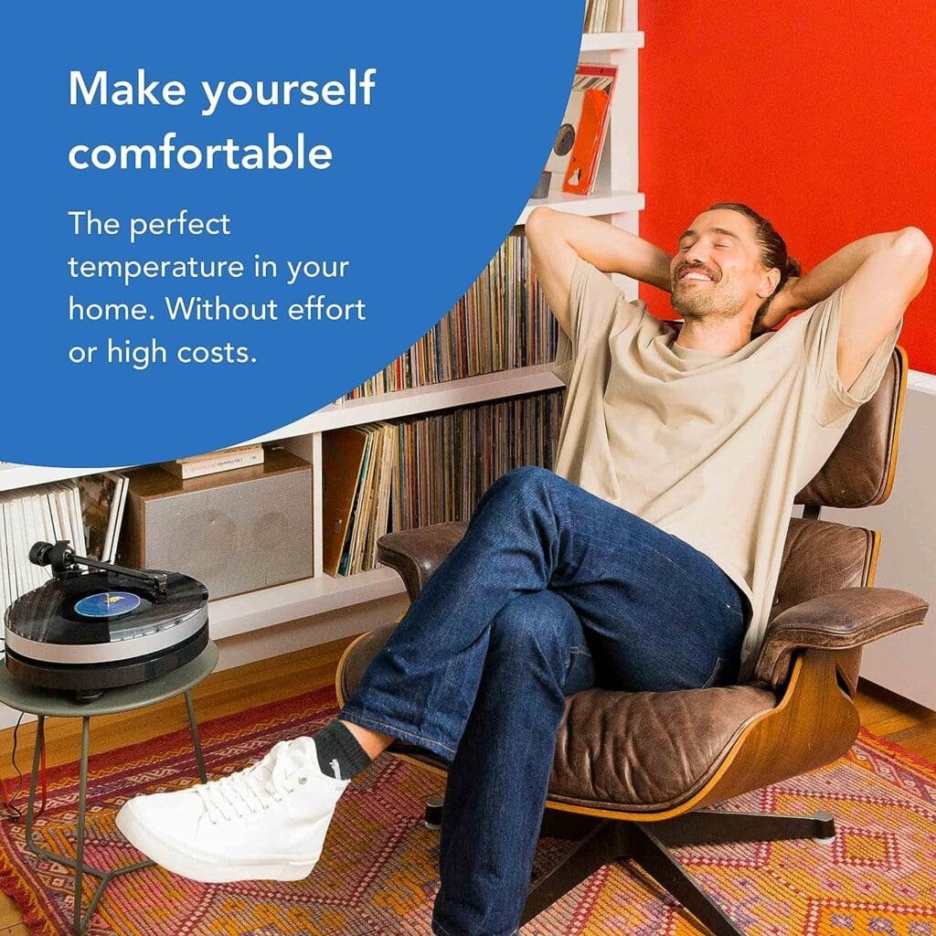 tado° Wireless Smart Thermostat Starter Kit V3+ Incl. Stand – Full Control Over Your Boiler And Hot Water From Anywhere, Save Energy, Easy DIY Installation - Works With Amazon Alexa, Siri, and Google