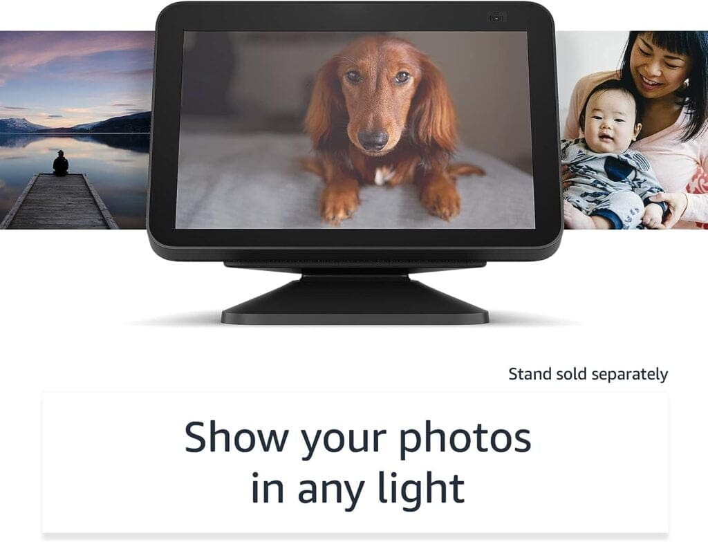 Echo Show 8 | 2nd generation (2021 release), HD smart display with Alexa and 13 MP camera | Charcoal