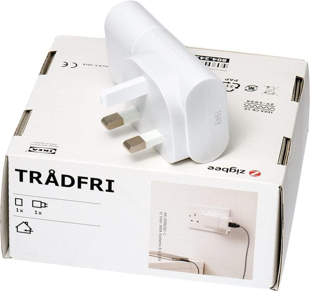 IKEA TRADFRI Signal Repeater with UK 3-Pin Plug (for TRADFRI Smart Lighting Systems)