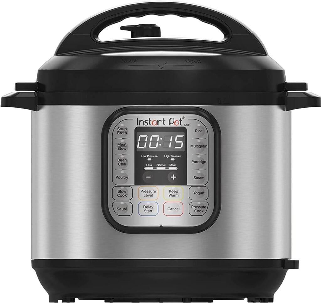 Instant Pot DUO 60 Duo 7-in-1 Smart Cooker, 5.7L - Pressure Cooker, Slow Cooker, Rice Cooker, Sauté Pan, Yoghurt Maker, Steamer and Food Warmer, Brushed Stainless Steel