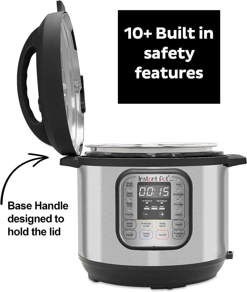 Instant Pot DUO 60 Duo 7-in-1 Smart Cooker, 5.7L - Pressure Cooker, Slow Cooker, Rice Cooker, Sauté Pan, Yoghurt Maker, Steamer and Food Warmer, Brushed Stainless Steel