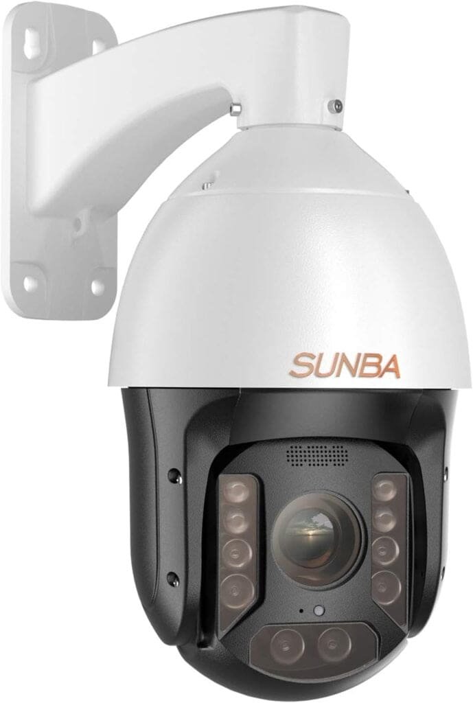 SUNBA PTZ Camera Auto Tracking PoE+ Outdoor, 36X Optical Zoom 5MP Smart Security Dome, RTMP for YouTube Live Streaming, Two-Way Audio, Night Vision up to 450m (P636 V2, Performance Series)