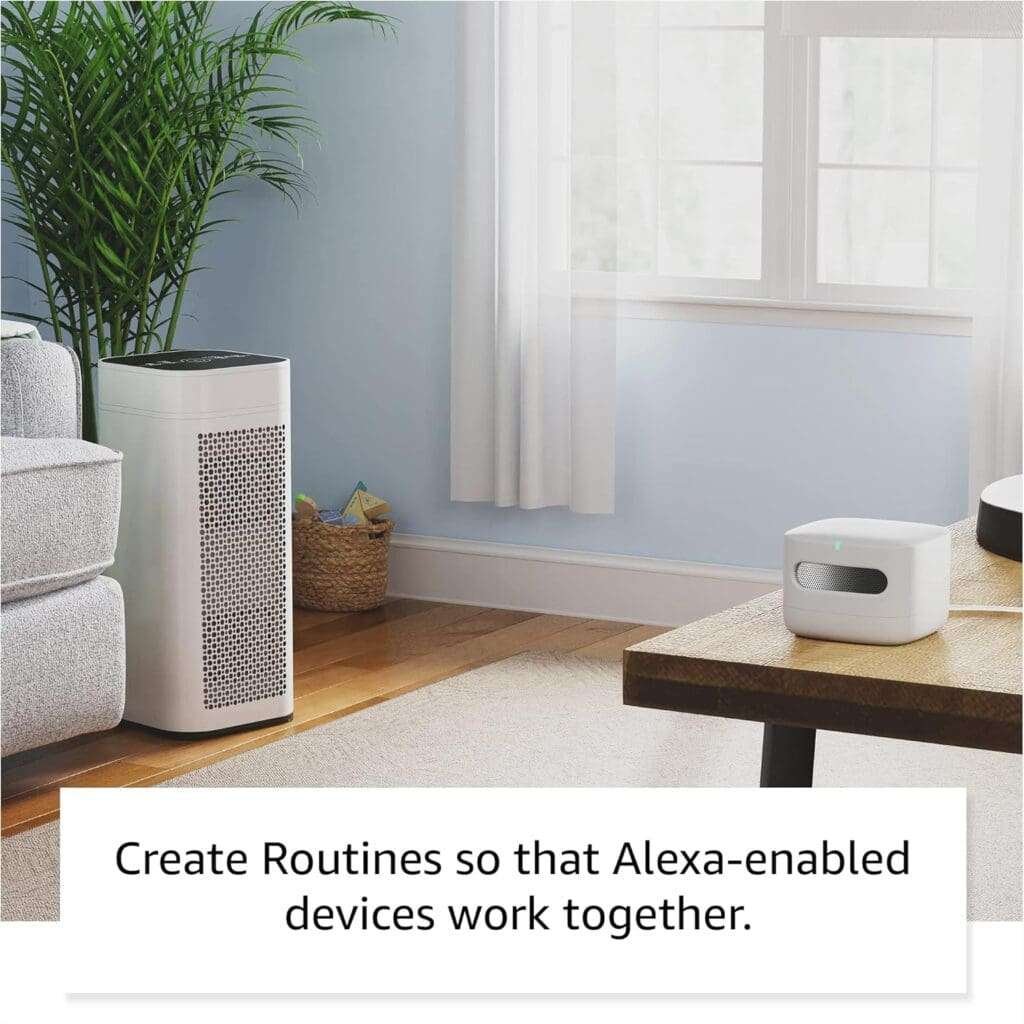 Amazon Smart Air Quality Monitor (Newest gen) | Know your air, Works with Alexa